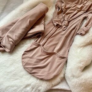 Kyte BABY swaddle set ~ Dusty Pink/Mauve 0-3 months